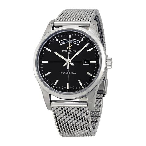 breitling transocean stainless steel automatic men's|breitling transocean.